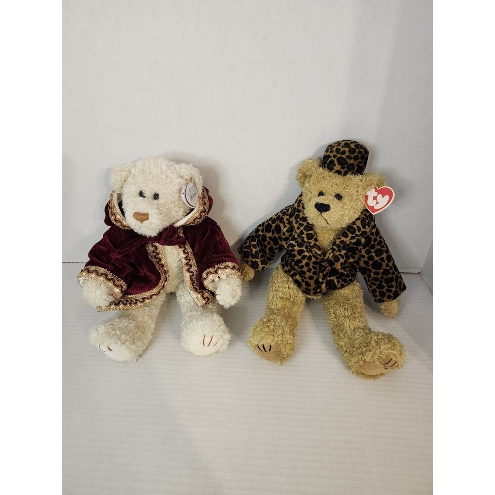 Lot Of 2 The Attic Treasures TY Bears Gem And Isabella